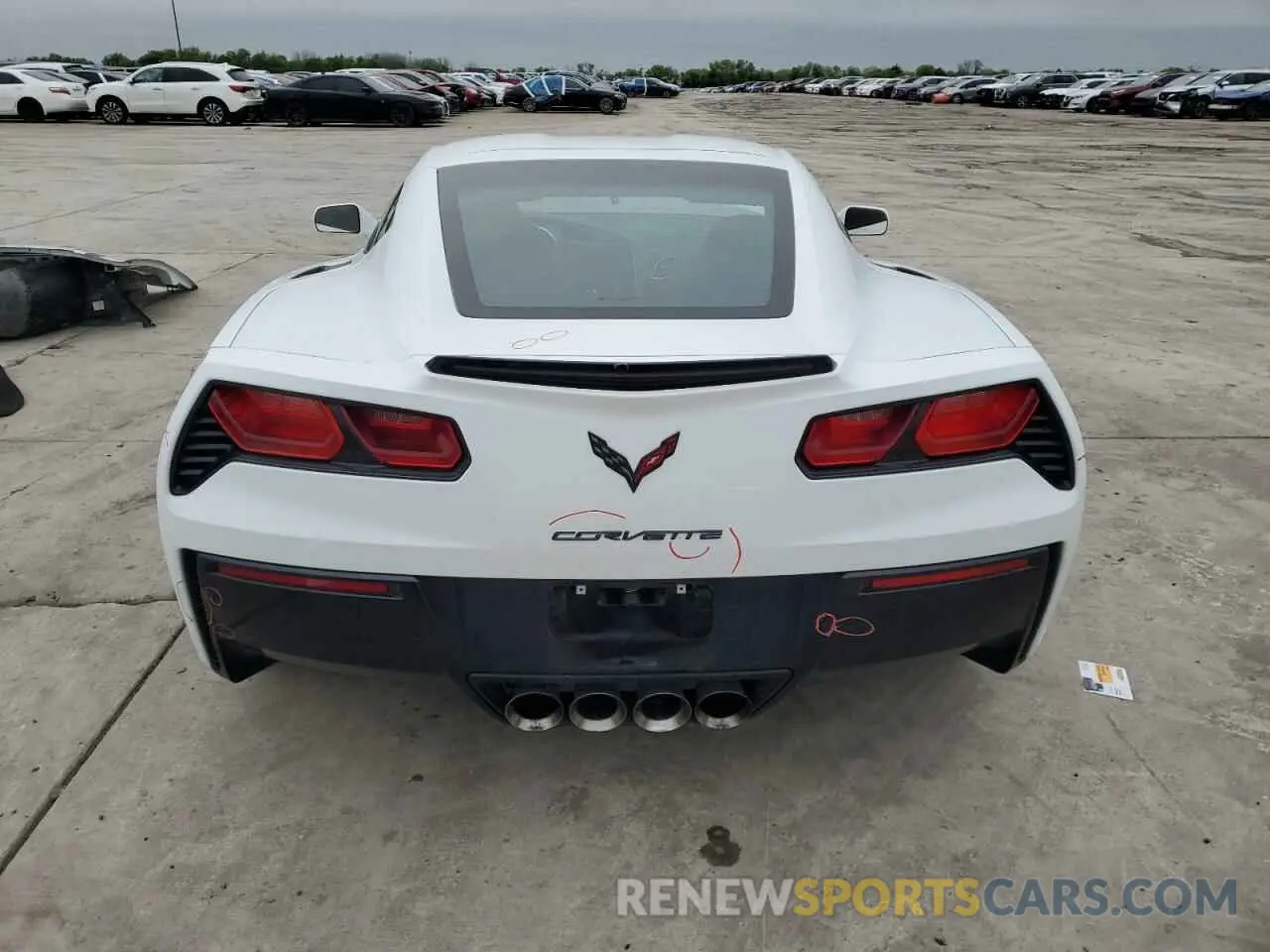 6 Фотография поврежденного автомобиля 1G1YB2D7XK5113792 CHEVROLET CORVETTE 2019