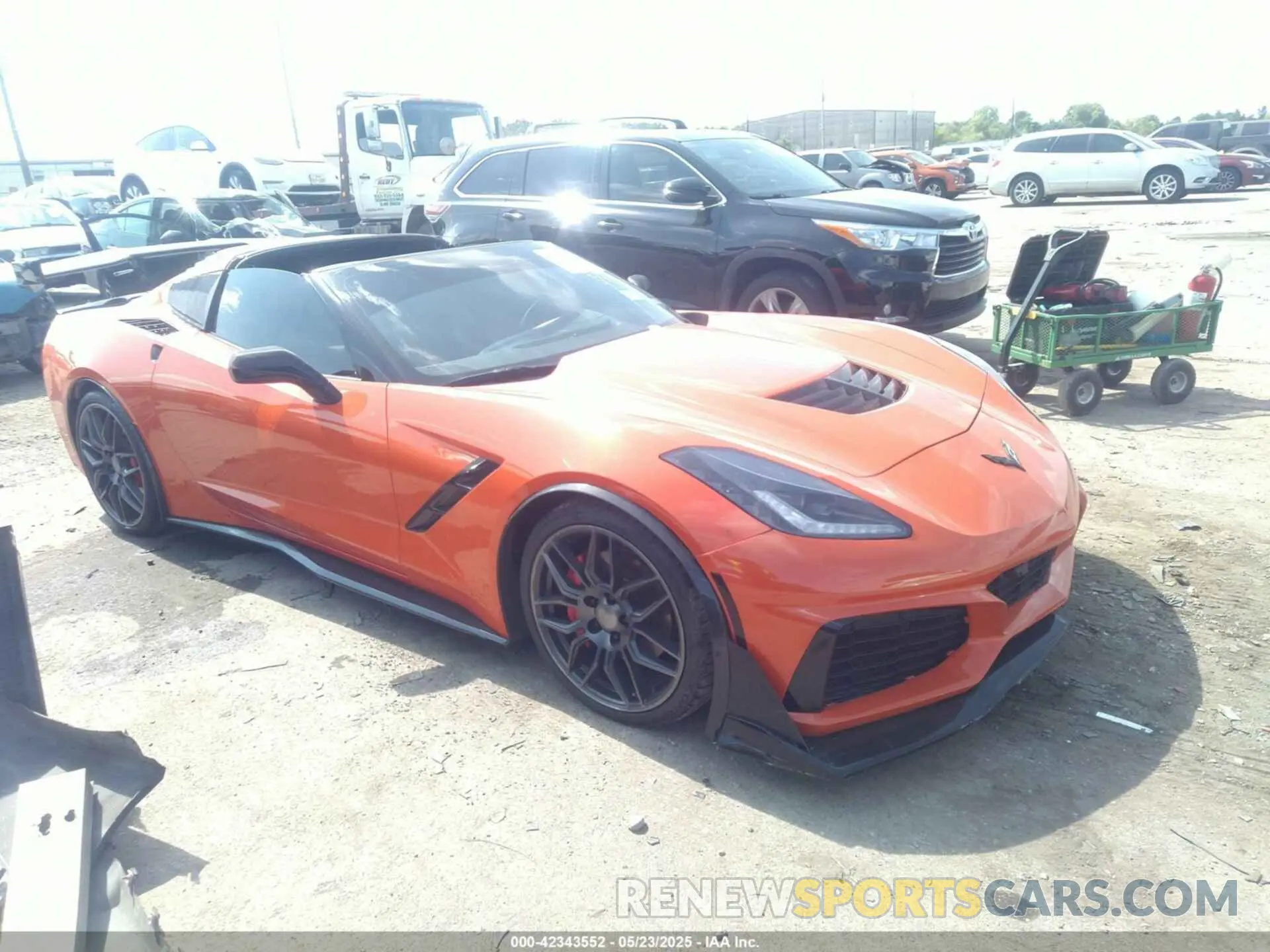 1 Photograph of a damaged car 1G1YC2D77K5100110 CHEVROLET CORVETTE 2019
