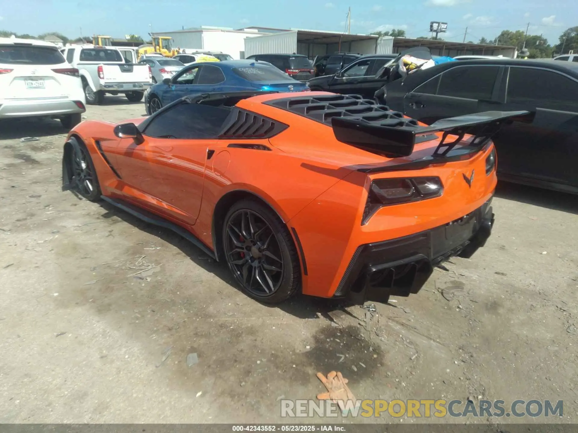3 Photograph of a damaged car 1G1YC2D77K5100110 CHEVROLET CORVETTE 2019