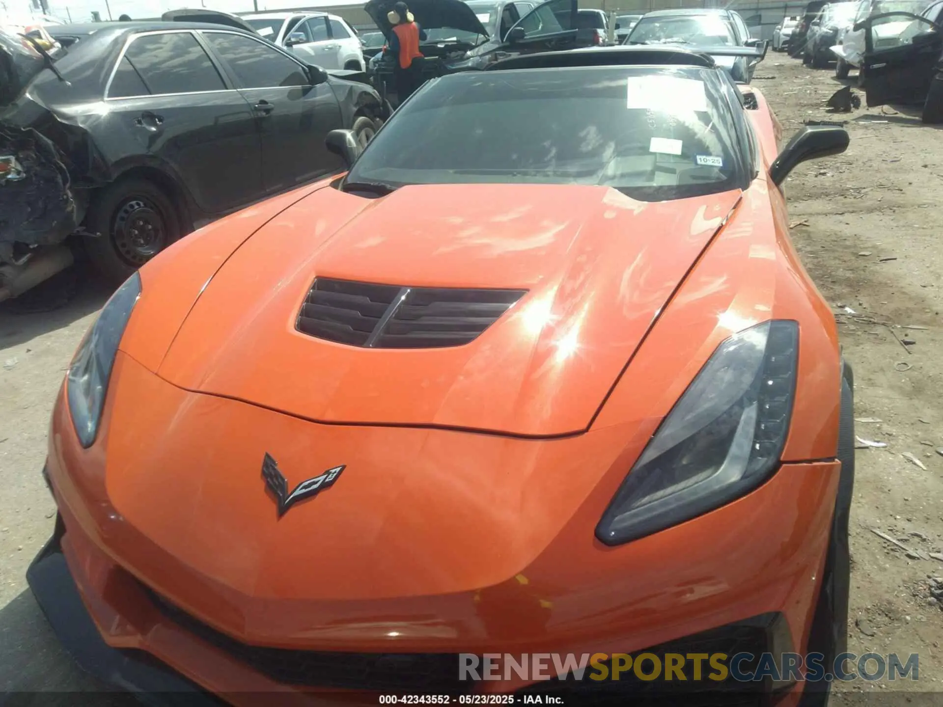 6 Photograph of a damaged car 1G1YC2D77K5100110 CHEVROLET CORVETTE 2019