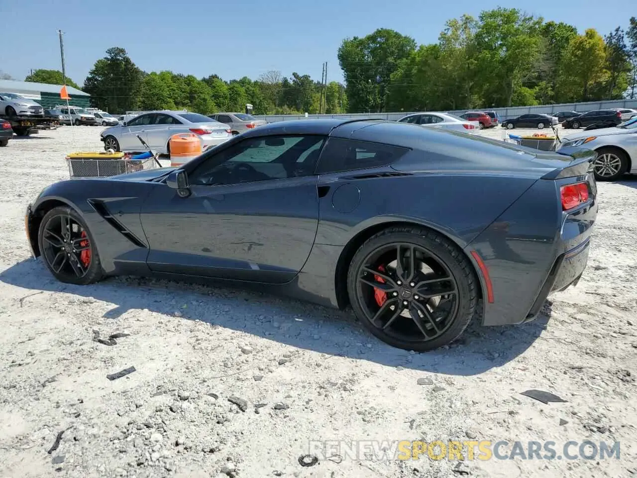 2 Photograph of a damaged car 1G1YH2D73K5110506 CHEVROLET CORVETTE 2019