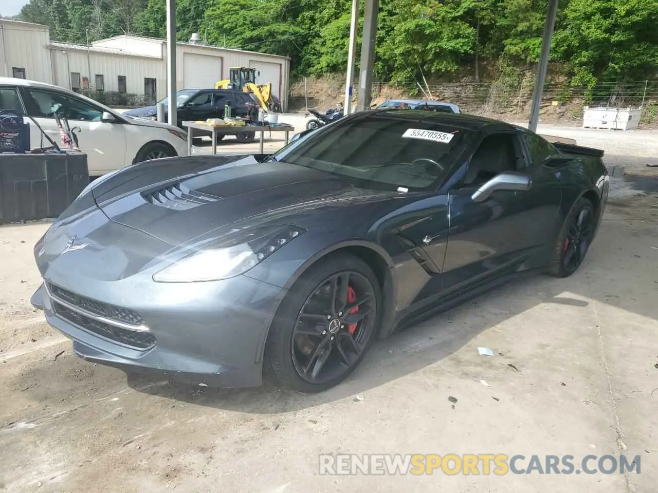 1 Photograph of a damaged car 1G1YH2D76K5111942 CHEVROLET CORVETTE 2019
