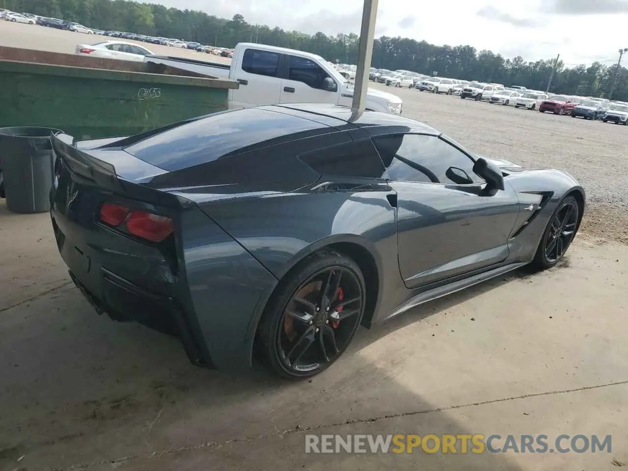 3 Photograph of a damaged car 1G1YH2D76K5111942 CHEVROLET CORVETTE 2019