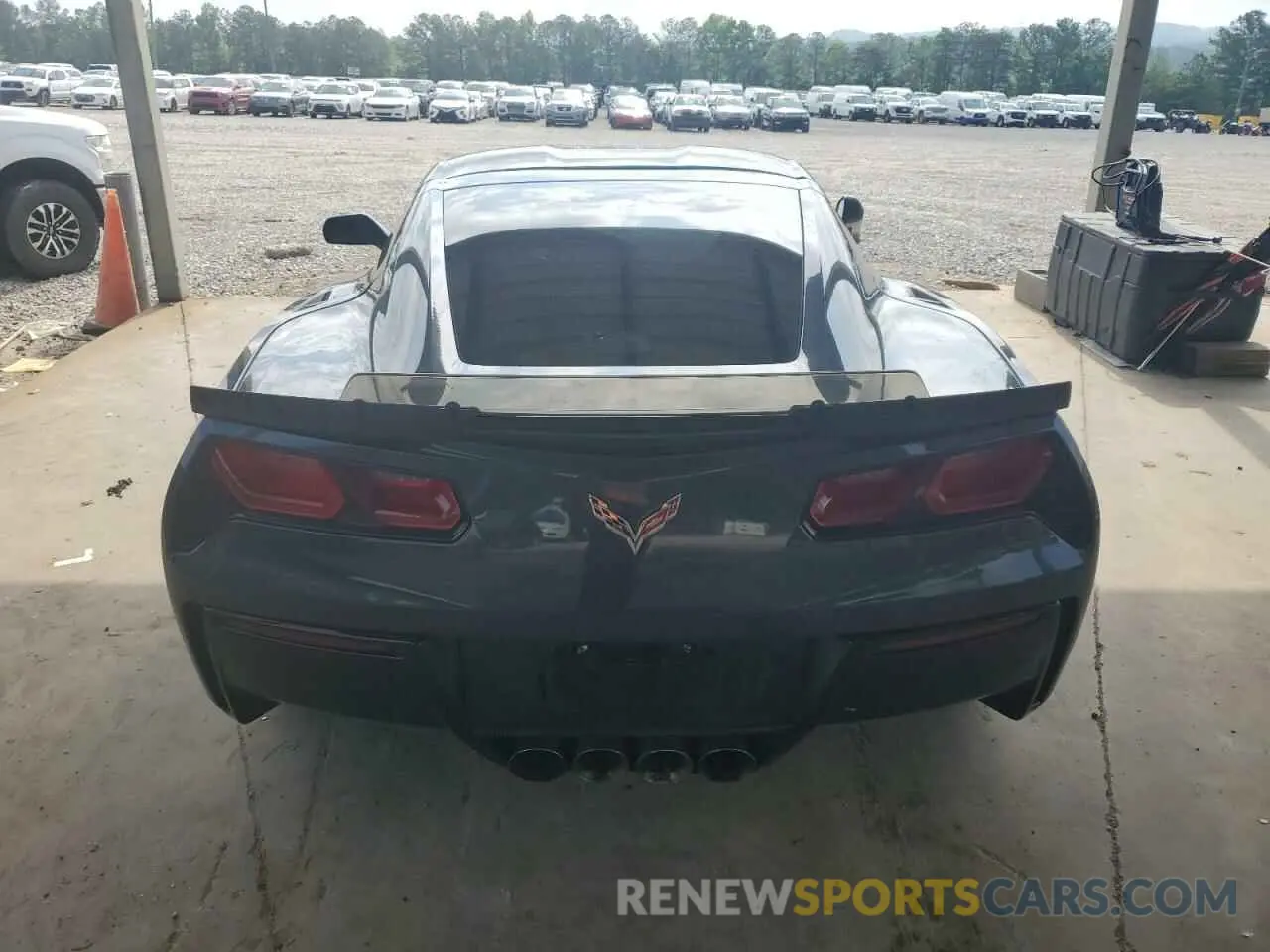 6 Photograph of a damaged car 1G1YH2D76K5111942 CHEVROLET CORVETTE 2019