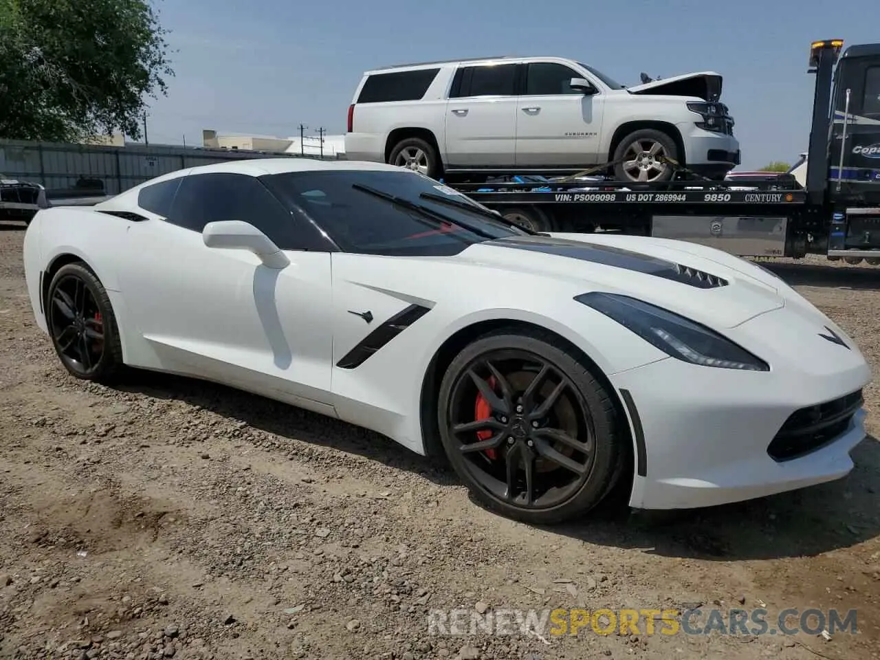 4 Фотография поврежденного автомобиля 1G1YK2D71K5121683 CHEVROLET CORVETTE 2019