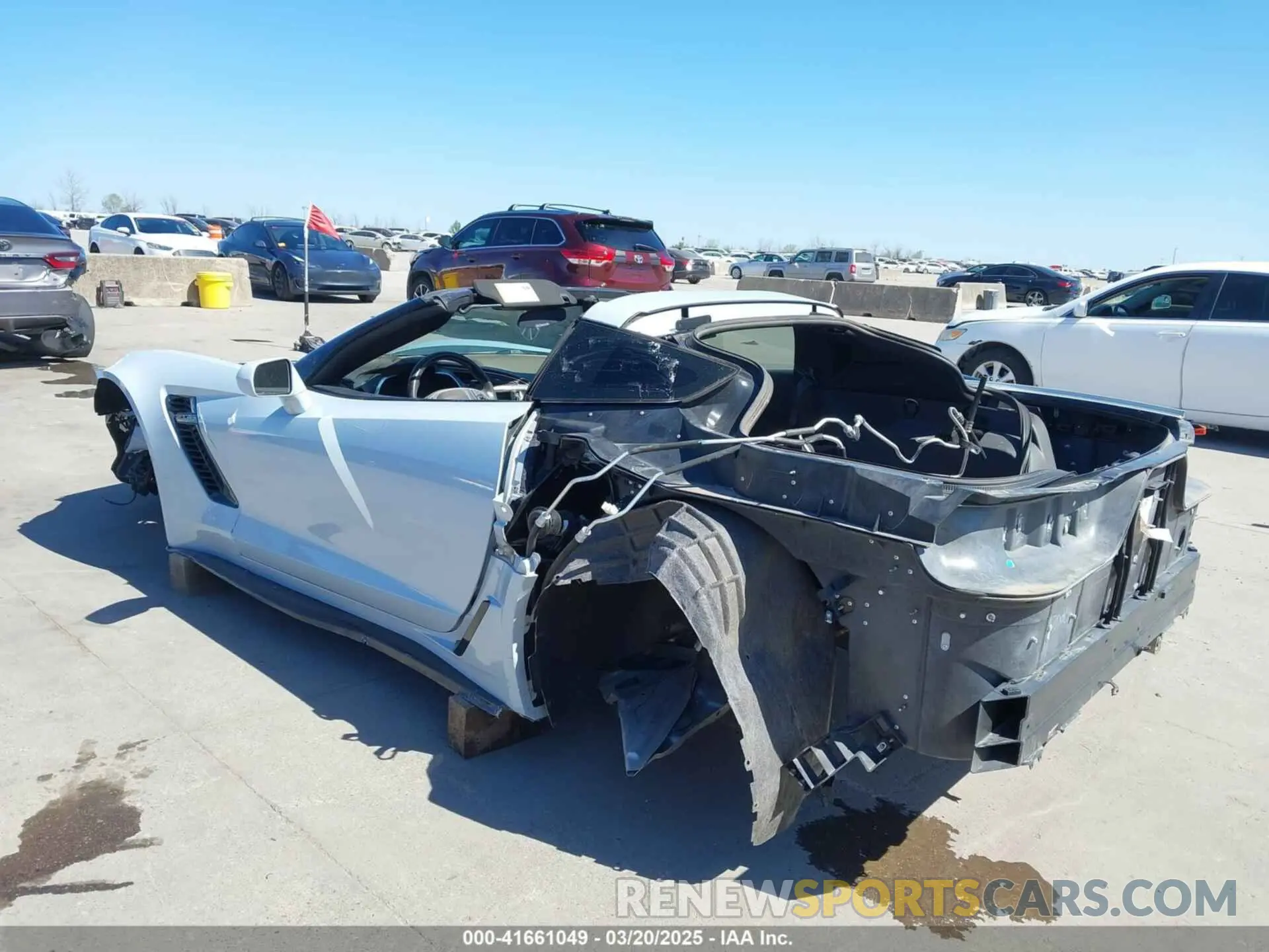 3 Фотография поврежденного автомобиля 1G1YP2D61K5600520 CHEVROLET CORVETTE 2019
