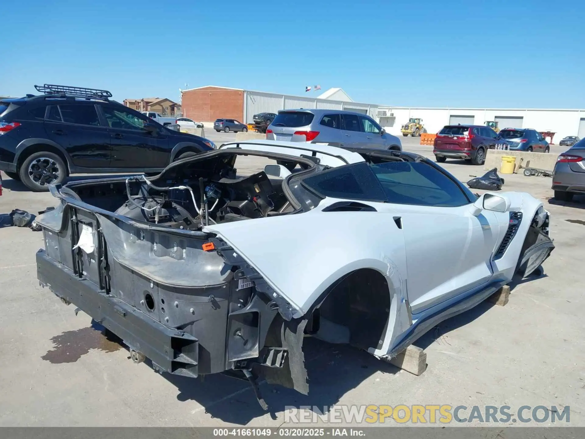 4 Фотография поврежденного автомобиля 1G1YP2D61K5600520 CHEVROLET CORVETTE 2019