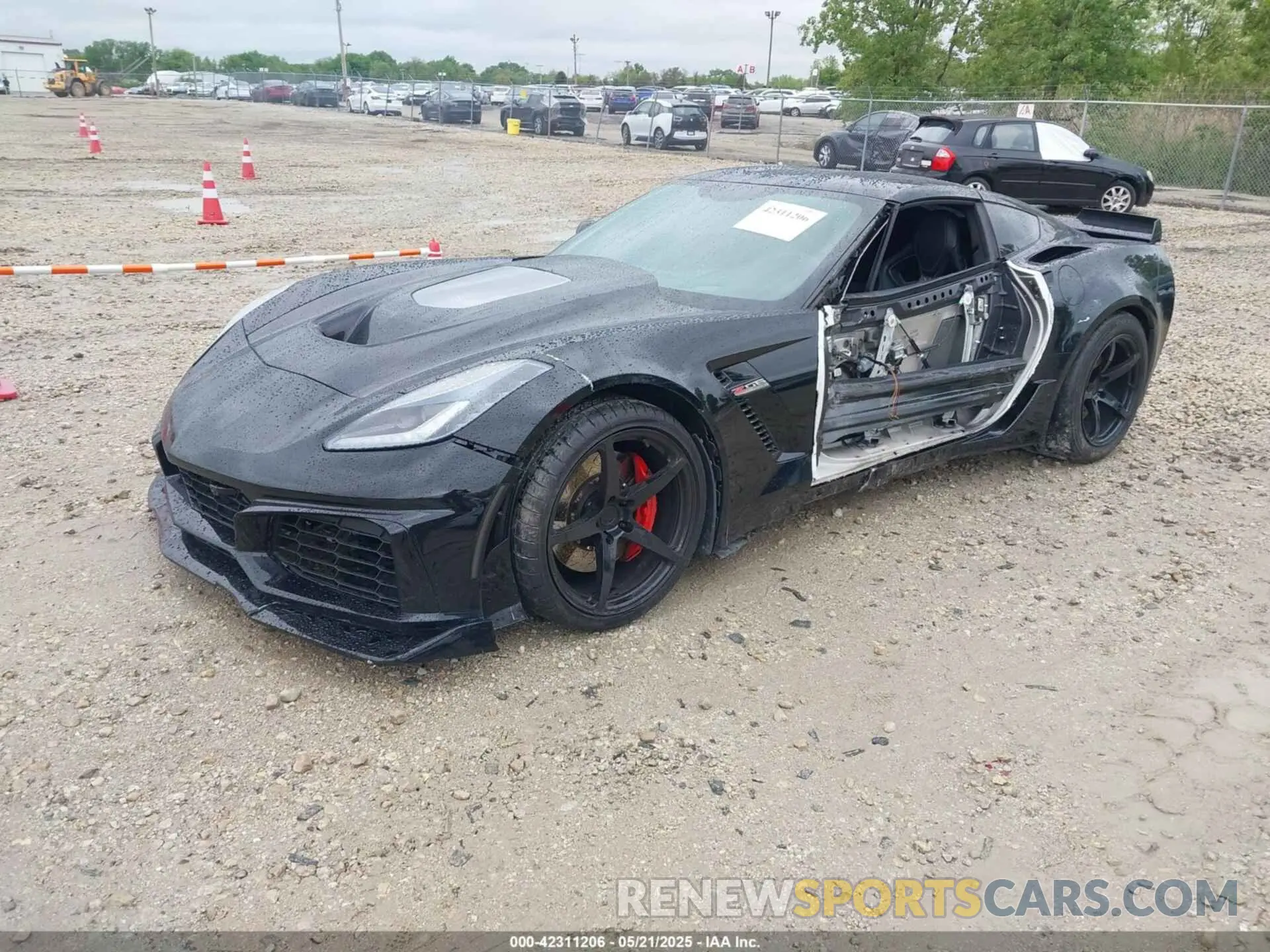 2 Photograph of a damaged car 1G1YS2D68K5601517 CHEVROLET CORVETTE 2019