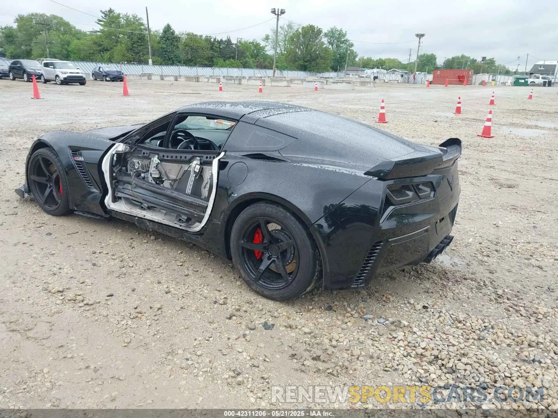 3 Photograph of a damaged car 1G1YS2D68K5601517 CHEVROLET CORVETTE 2019