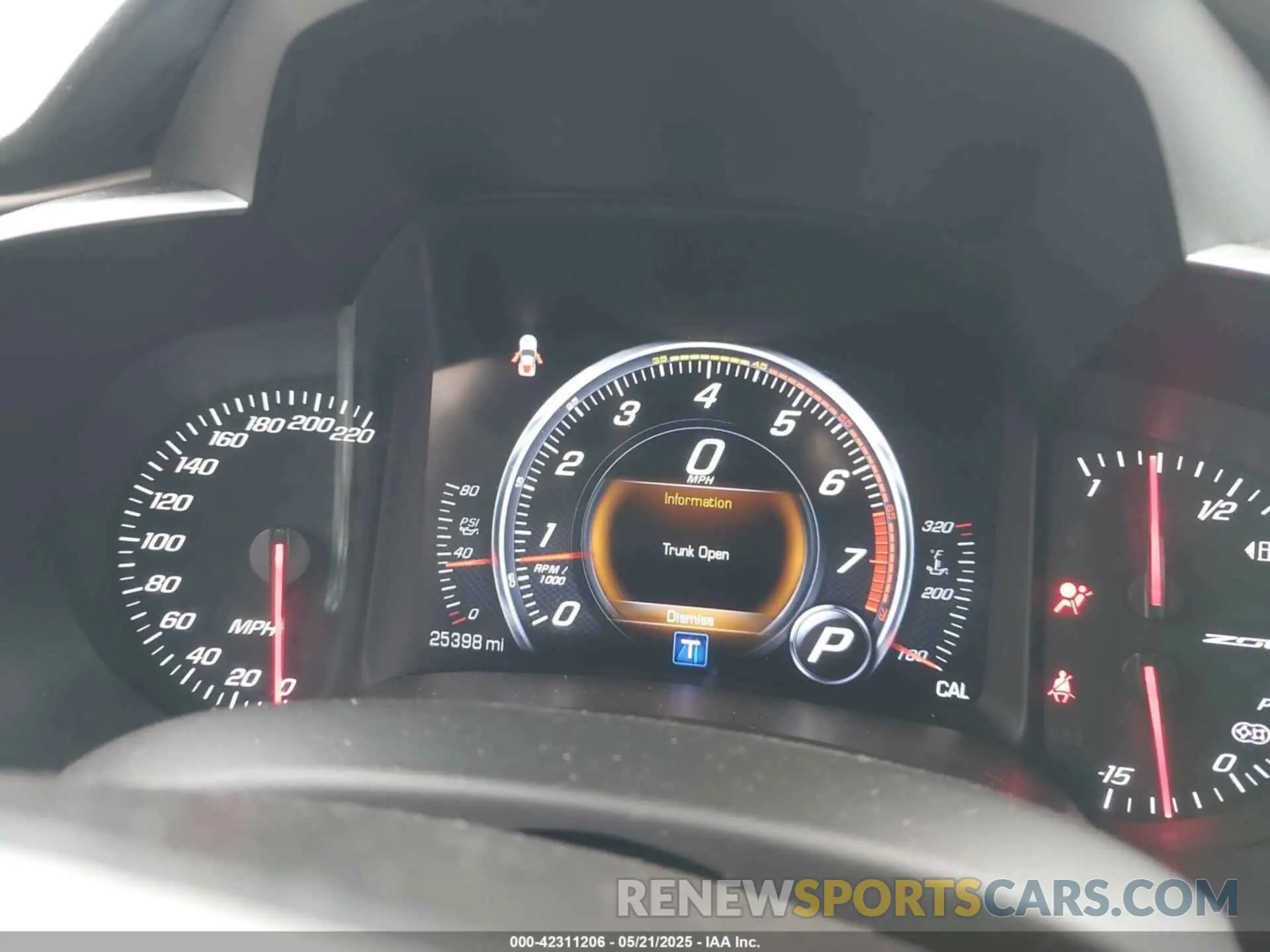 7 Photograph of a damaged car 1G1YS2D68K5601517 CHEVROLET CORVETTE 2019