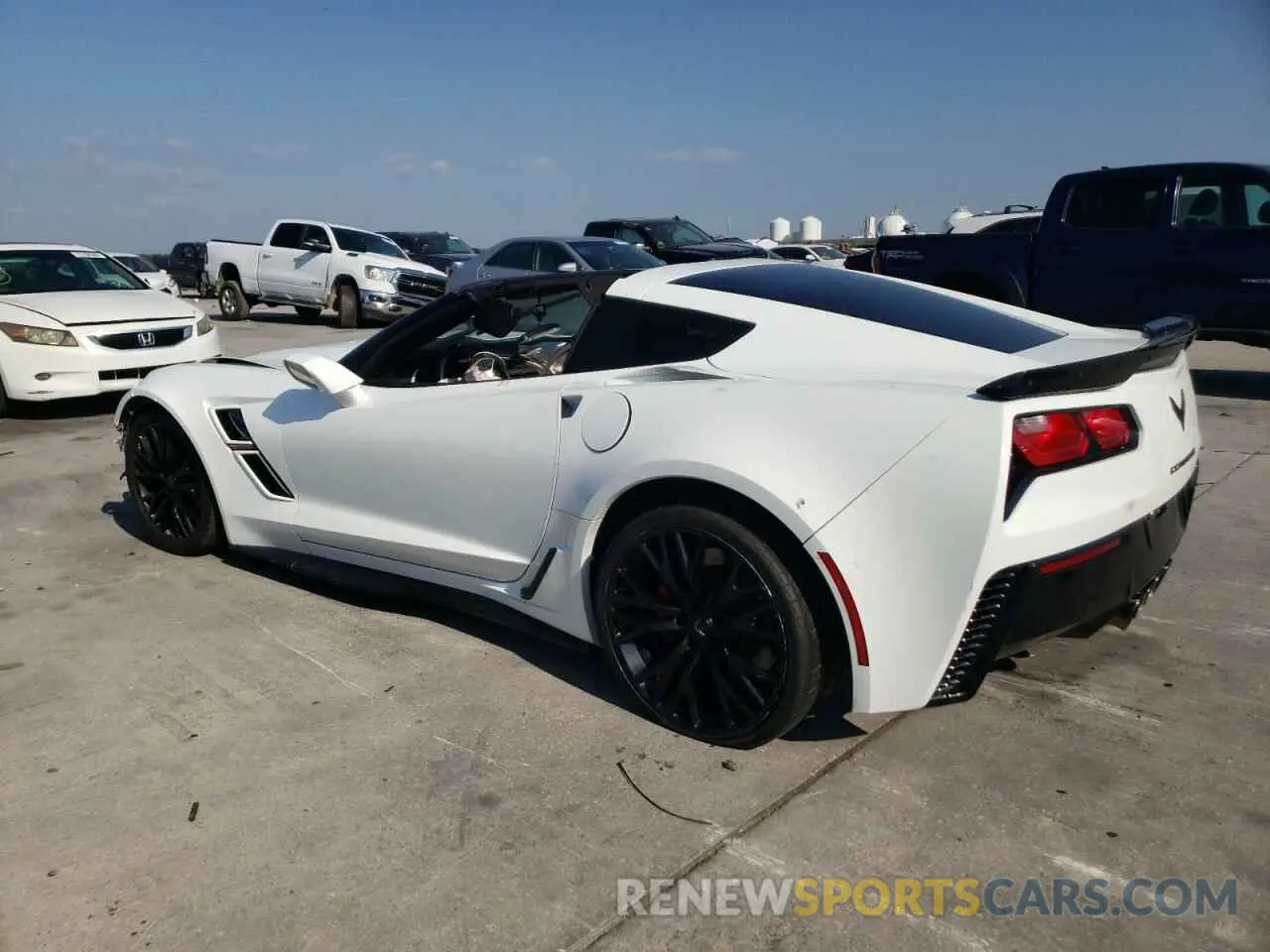 2 Photograph of a damaged car 1G1YW2D74K5113002 CHEVROLET CORVETTE 2019