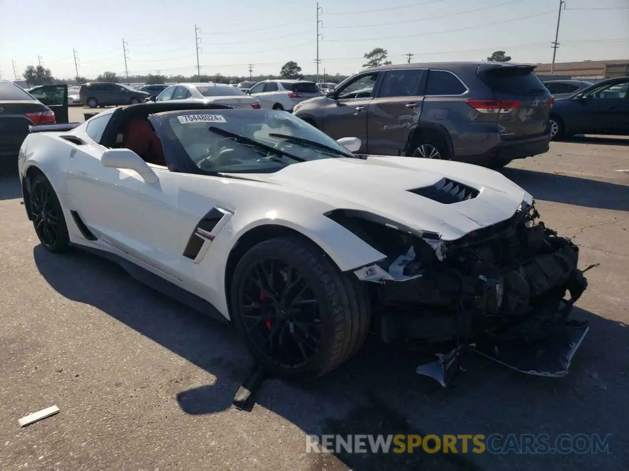 4 Photograph of a damaged car 1G1YW2D74K5113002 CHEVROLET CORVETTE 2019