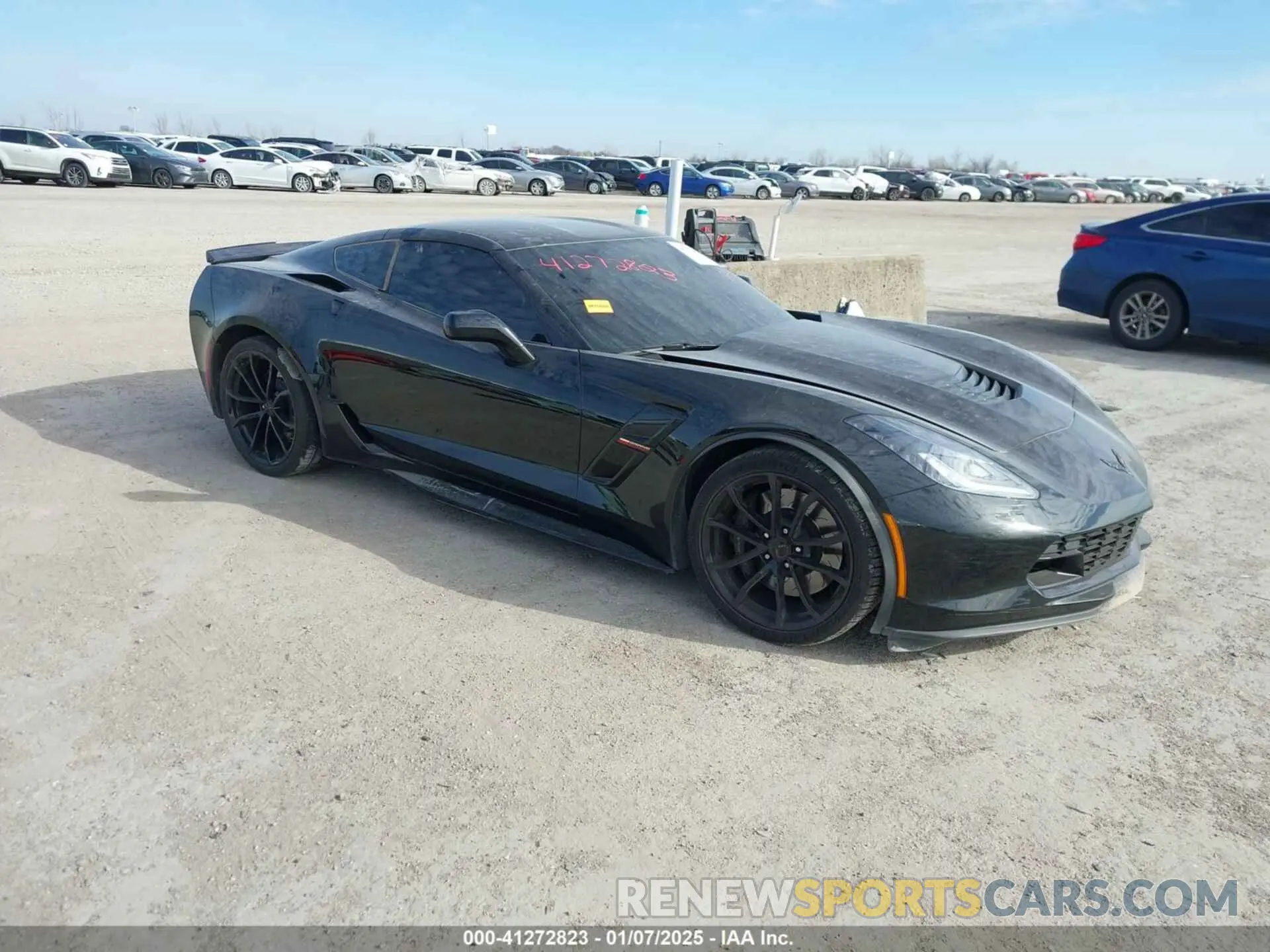 1 Photograph of a damaged car 1G1YW2D75K5110402 CHEVROLET CORVETTE 2019