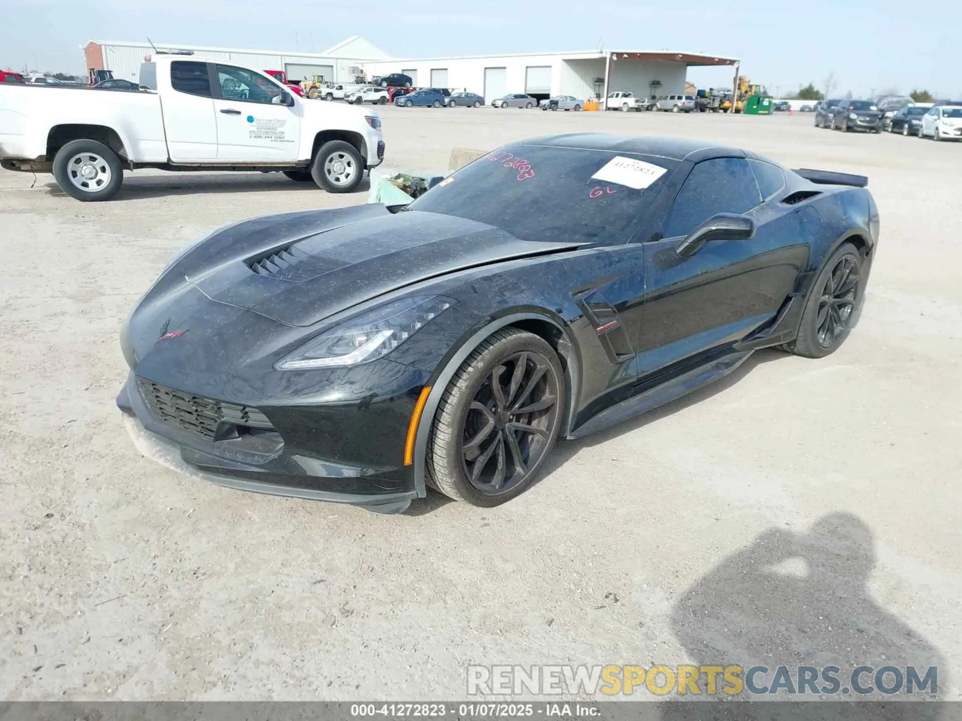 2 Photograph of a damaged car 1G1YW2D75K5110402 CHEVROLET CORVETTE 2019