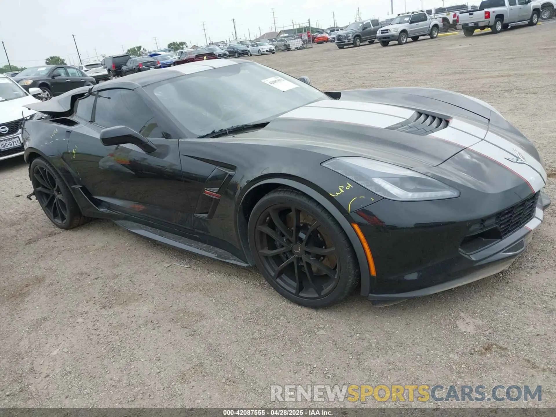1 Photograph of a damaged car 1G1YW2D75K5112067 CHEVROLET CORVETTE 2019