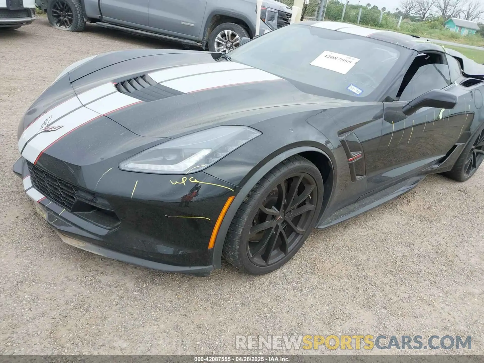 2 Photograph of a damaged car 1G1YW2D75K5112067 CHEVROLET CORVETTE 2019