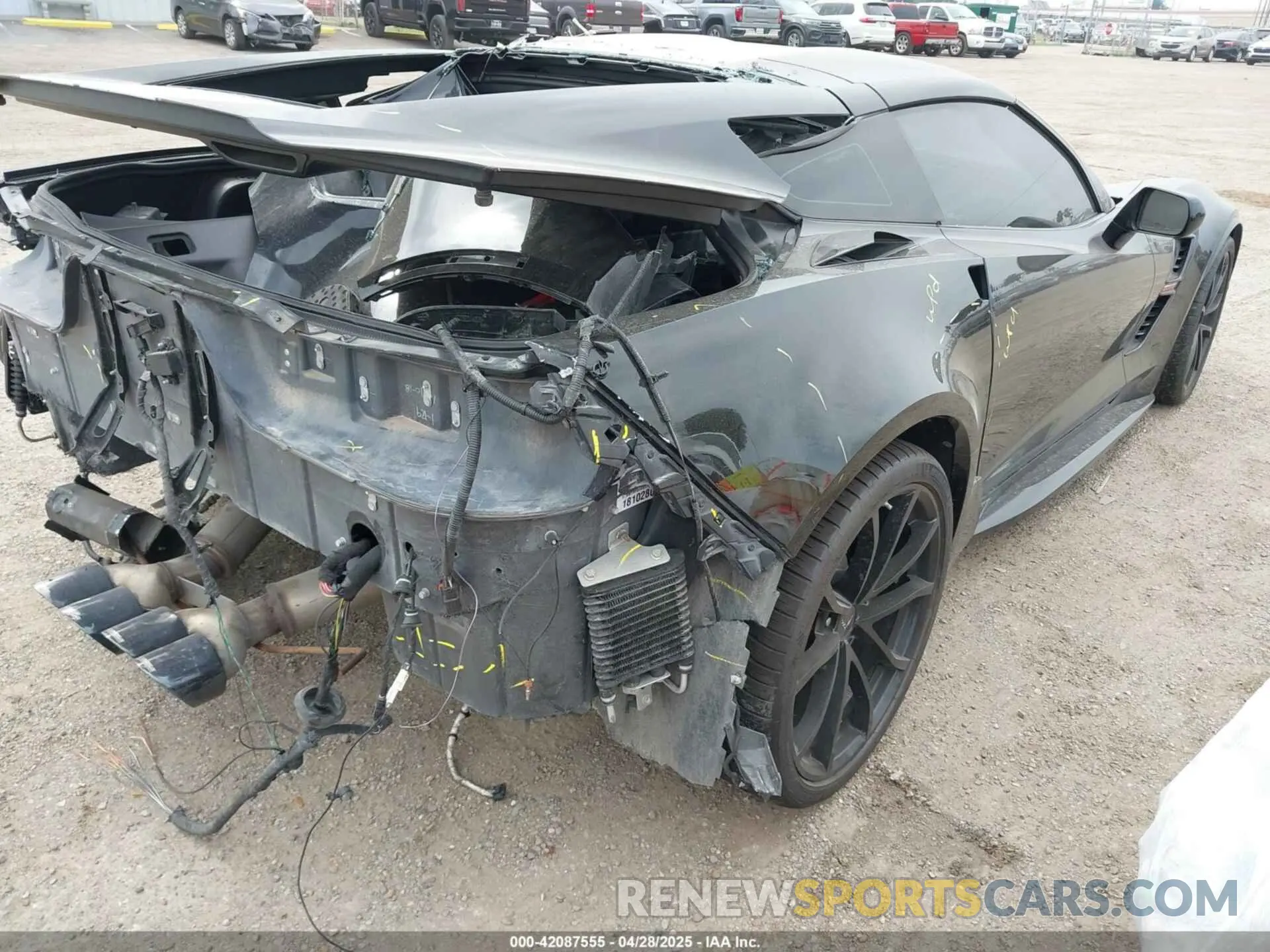 4 Photograph of a damaged car 1G1YW2D75K5112067 CHEVROLET CORVETTE 2019