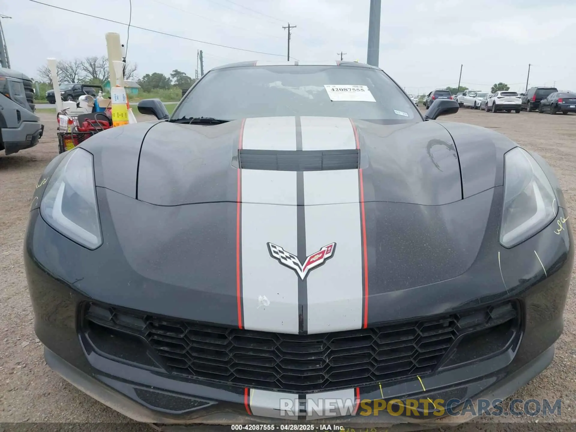 6 Photograph of a damaged car 1G1YW2D75K5112067 CHEVROLET CORVETTE 2019