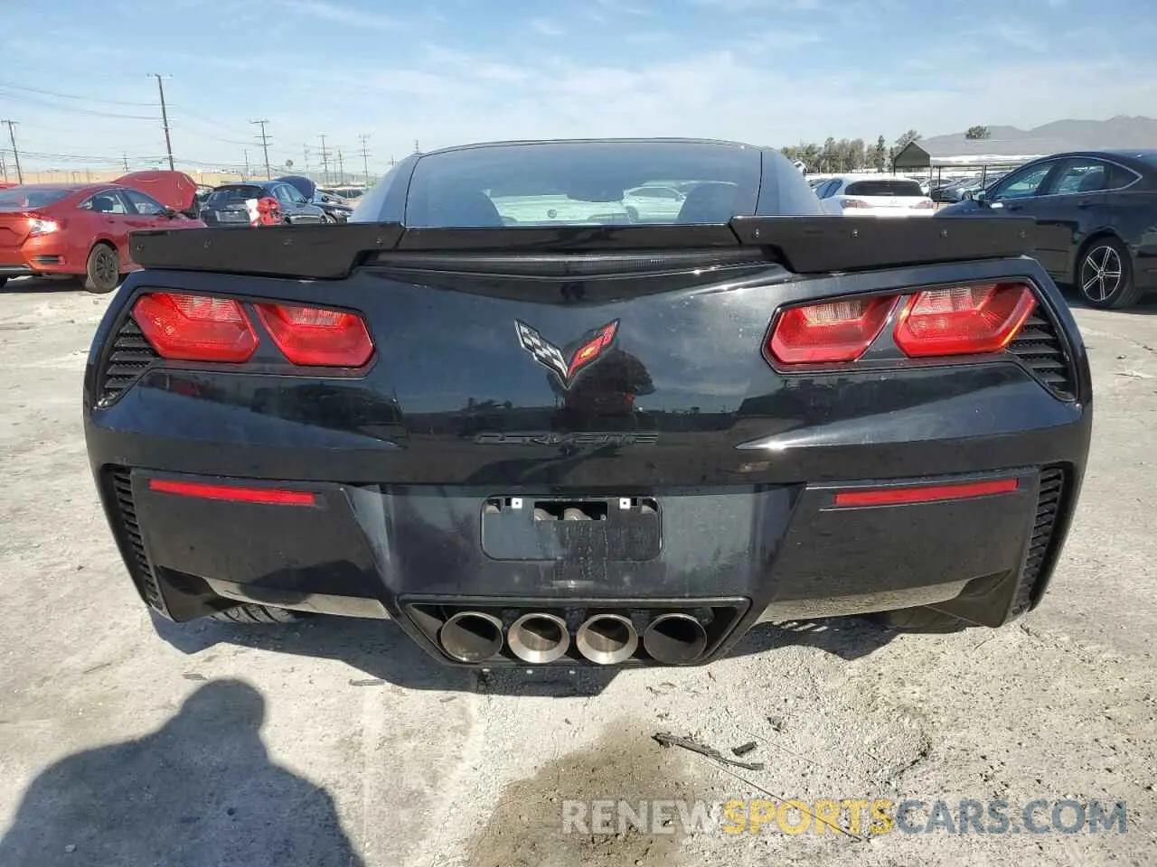 6 Photograph of a damaged car 1G1YY2D70K5124895 CHEVROLET CORVETTE 2019