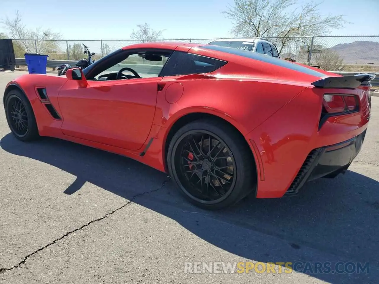 2 Photograph of a damaged car 1G1YY2D7XK5117713 CHEVROLET CORVETTE 2019