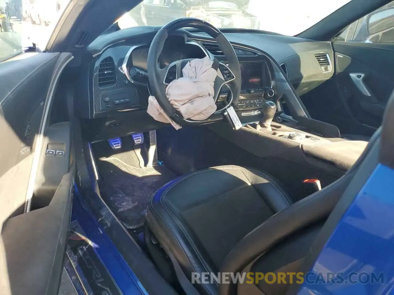 8 Photograph of a damaged car 1G1YZ2D70K5112906 CHEVROLET CORVETTE 2019