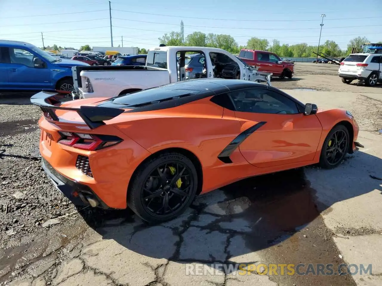 3 Photograph of a damaged car 1G1Y62D40L5112467 CHEVROLET CORVETTE 2020