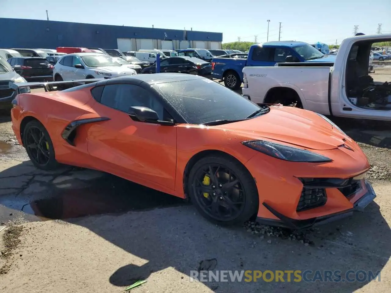 4 Photograph of a damaged car 1G1Y62D40L5112467 CHEVROLET CORVETTE 2020
