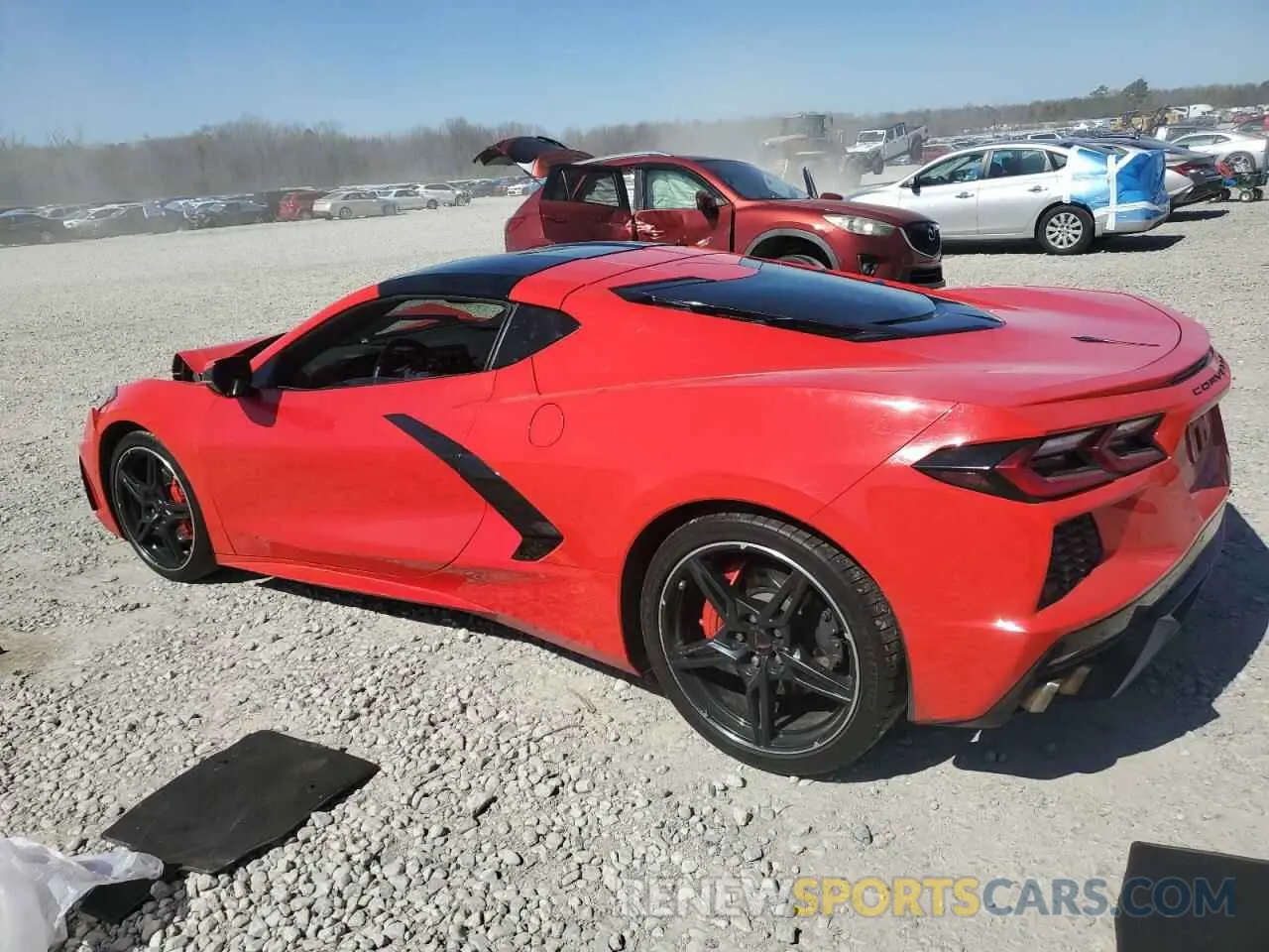 2 Photograph of a damaged car 1G1Y62D49L5108899 CHEVROLET CORVETTE 2020