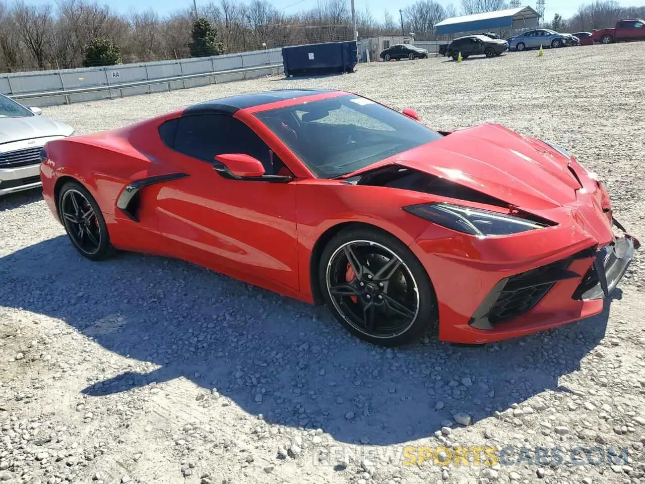 4 Photograph of a damaged car 1G1Y62D49L5108899 CHEVROLET CORVETTE 2020