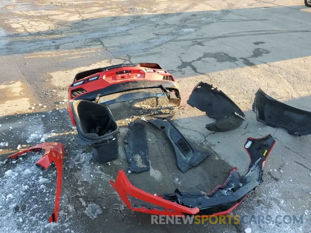 12 Photograph of a damaged car 1G1Y63D41L5115206 CHEVROLET CORVETTE 2020