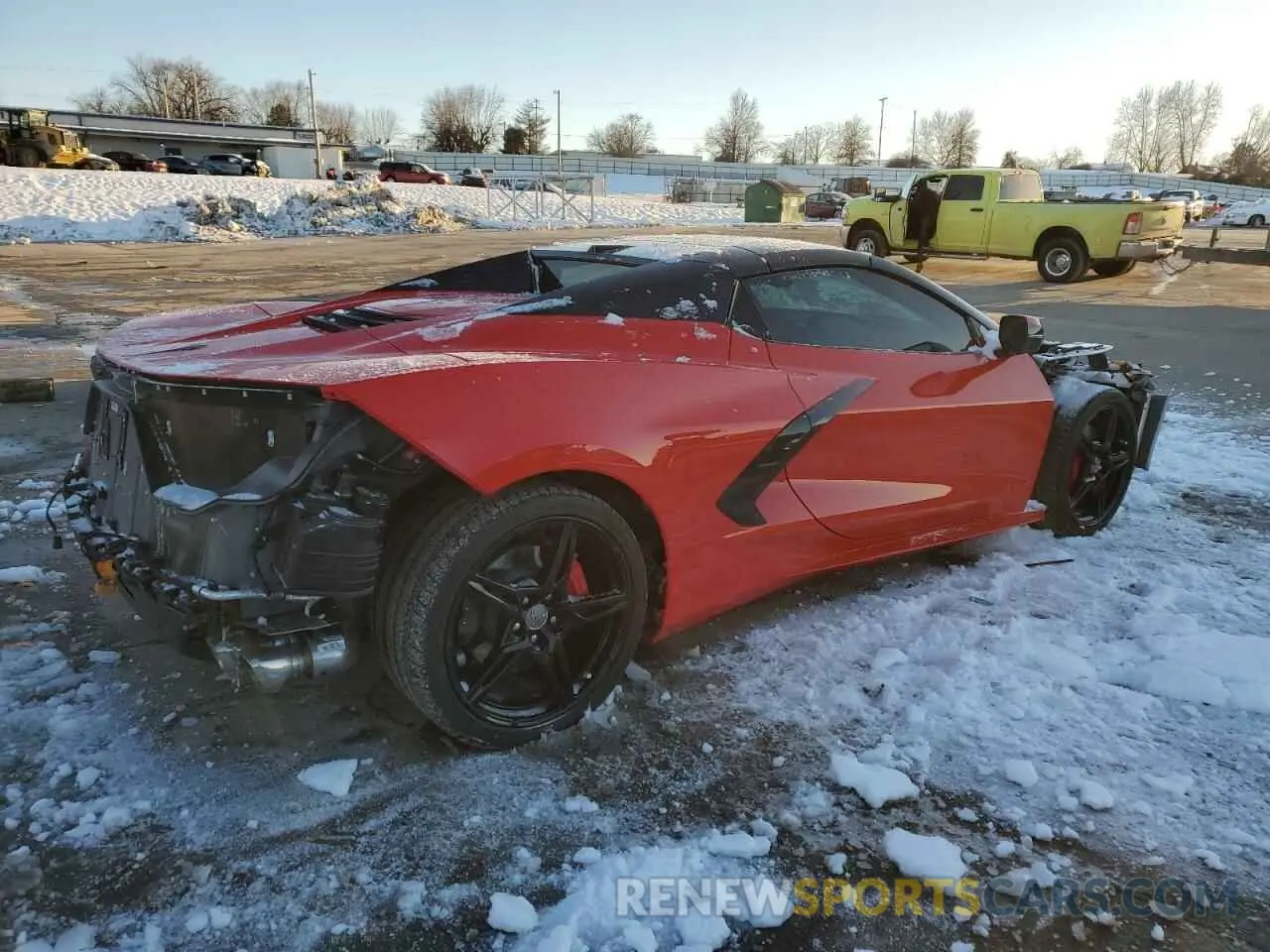 3 Photograph of a damaged car 1G1Y63D41L5115206 CHEVROLET CORVETTE 2020