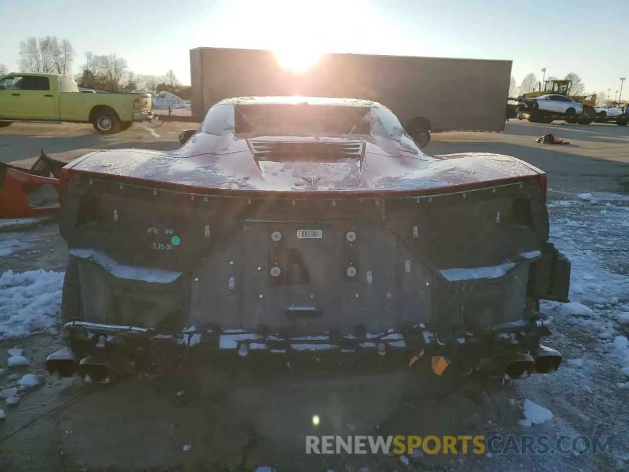 6 Photograph of a damaged car 1G1Y63D41L5115206 CHEVROLET CORVETTE 2020