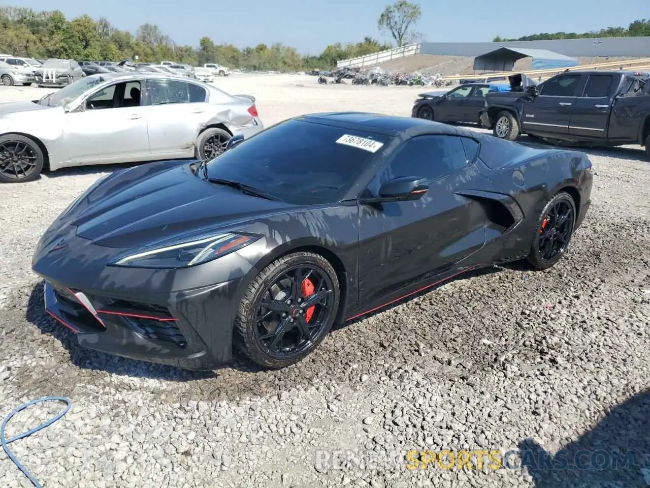 1 Фотография поврежденного автомобиля 1G1Y72D45L5113319 CHEVROLET CORVETTE 2020