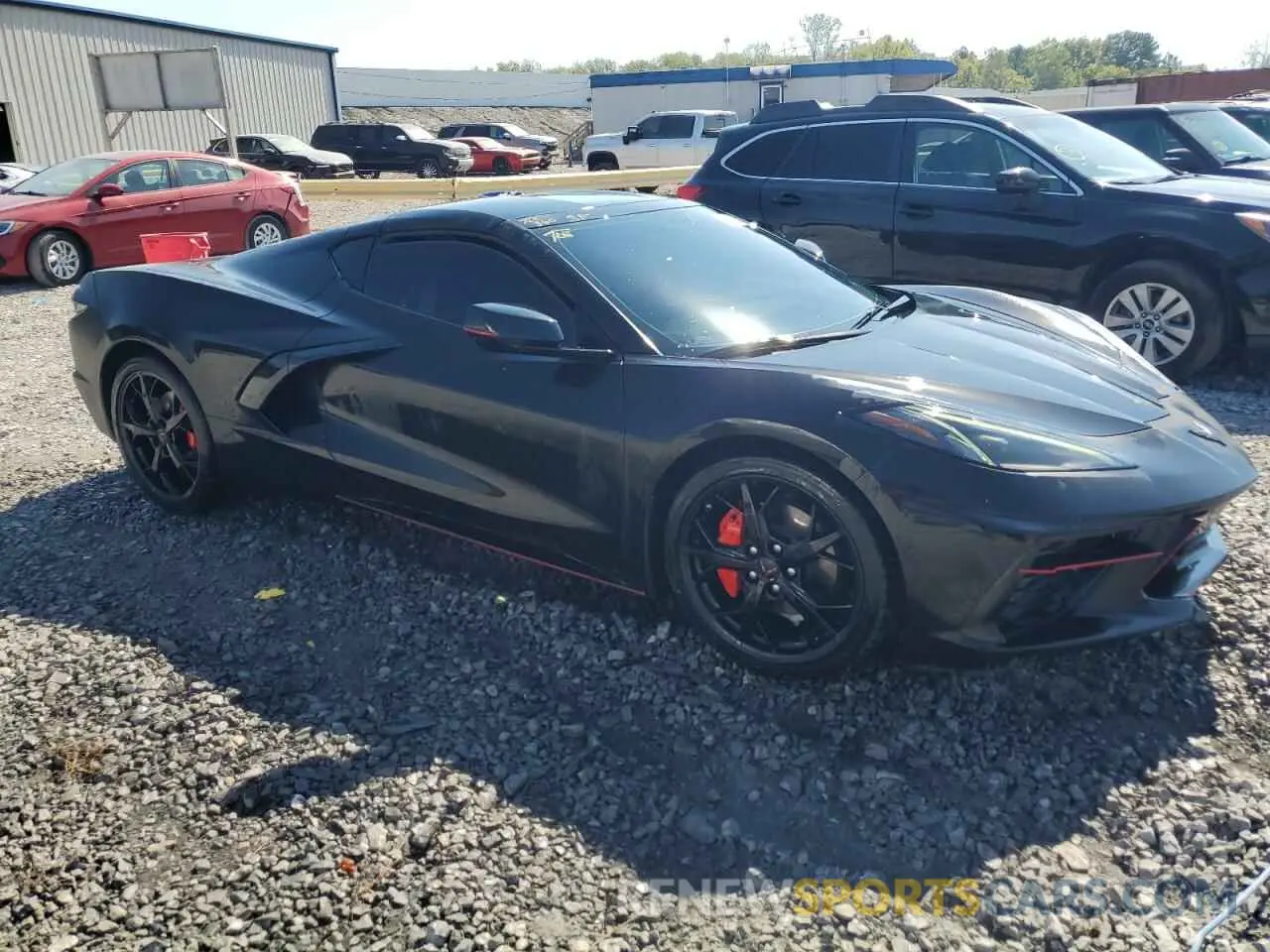 4 Фотография поврежденного автомобиля 1G1Y72D45L5113319 CHEVROLET CORVETTE 2020