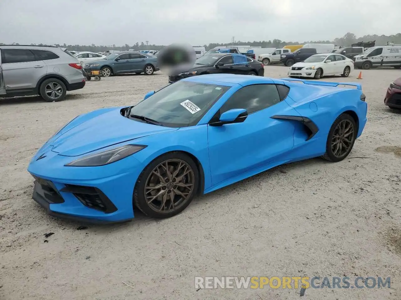 1 Photograph of a damaged car 1G1Y72D45L5117631 CHEVROLET CORVETTE 2020