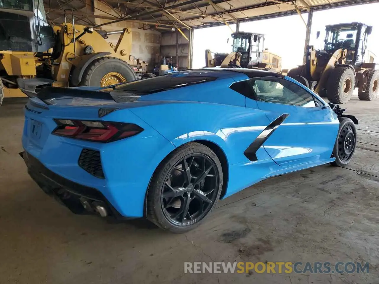 3 Photograph of a damaged car 1G1Y82D45L5104956 CHEVROLET CORVETTE 2020