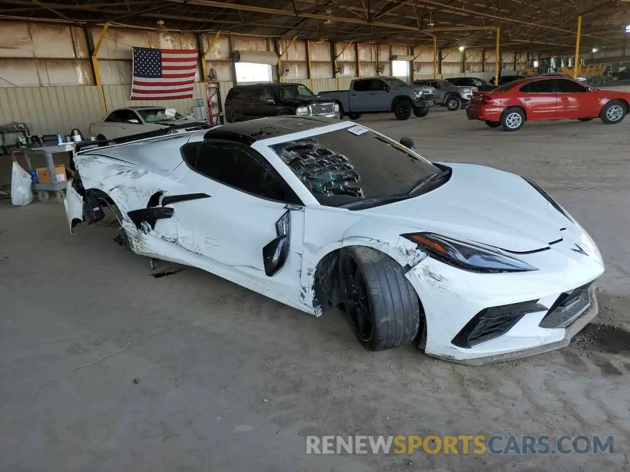 4 Фотография поврежденного автомобиля 1G1Y82D47L5106143 CHEVROLET CORVETTE 2020