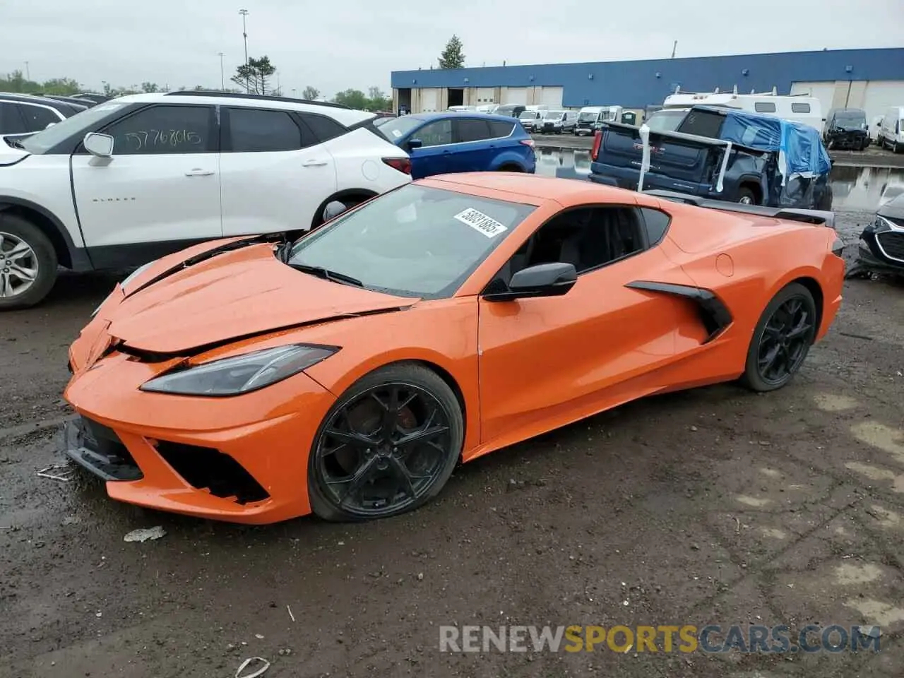 1 Photograph of a damaged car 1G1YA2D45M5114215 CHEVROLET CORVETTE 2021