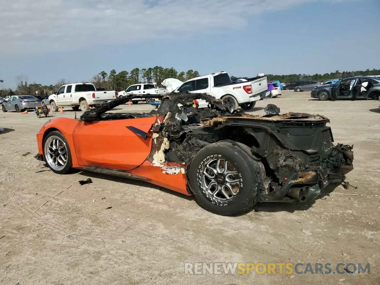 2 Photograph of a damaged car 1G1YB2D40M5102910 CHEVROLET CORVETTE 2021