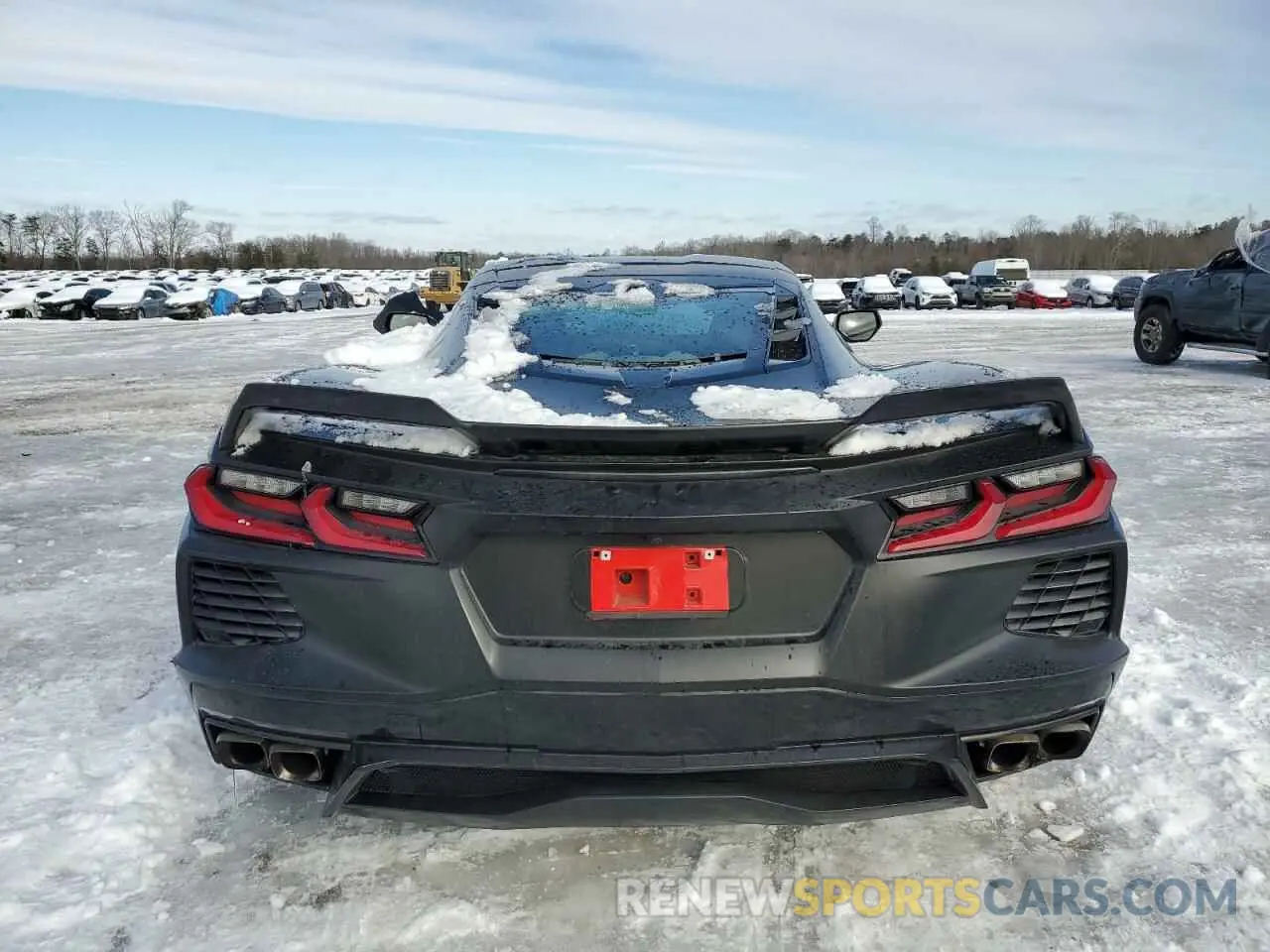 6 Photograph of a damaged car 1G1YB2D49M5100539 CHEVROLET CORVETTE 2021