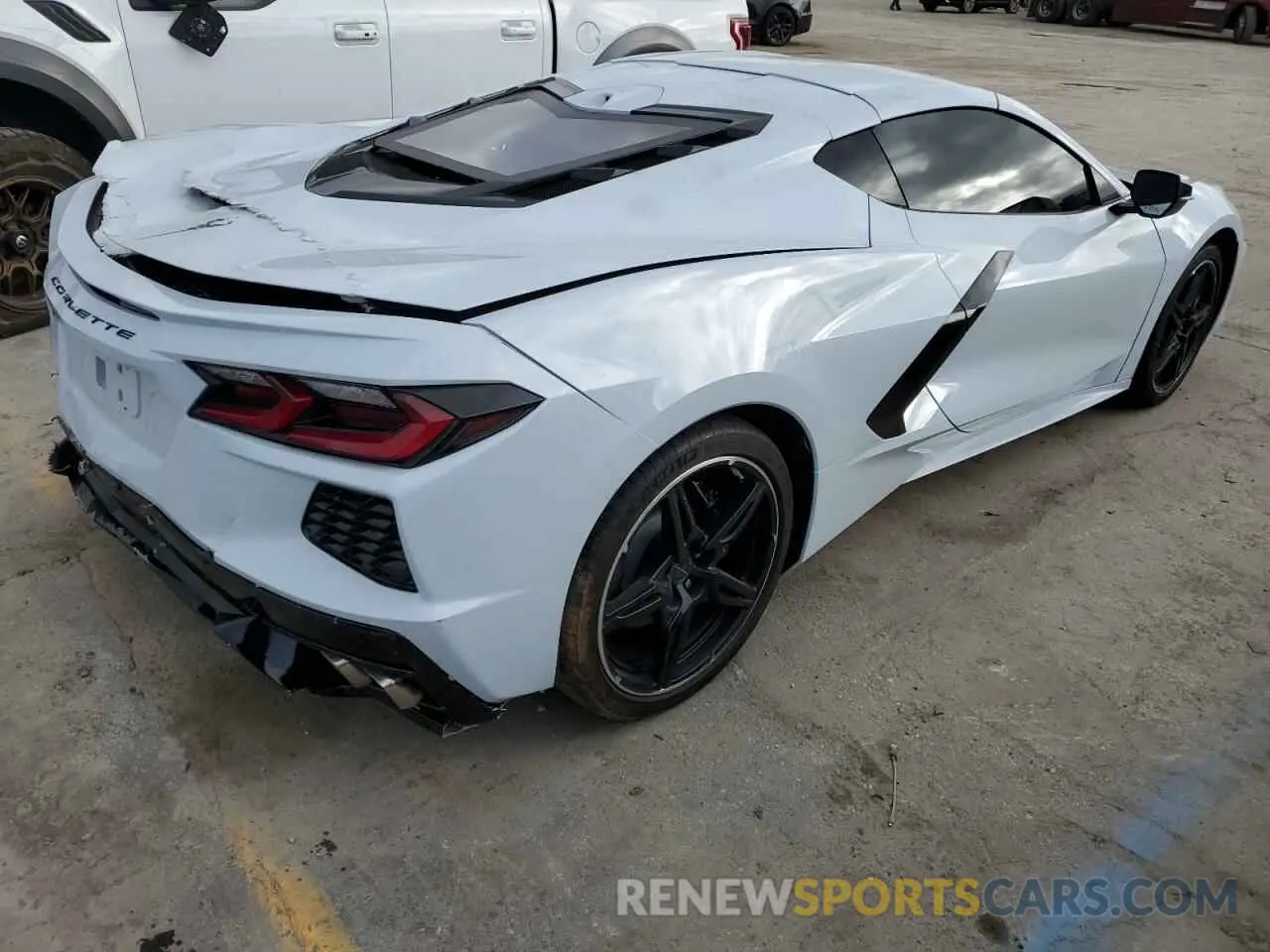 3 Photograph of a damaged car 1G1YB2D49M5110438 CHEVROLET CORVETTE 2021