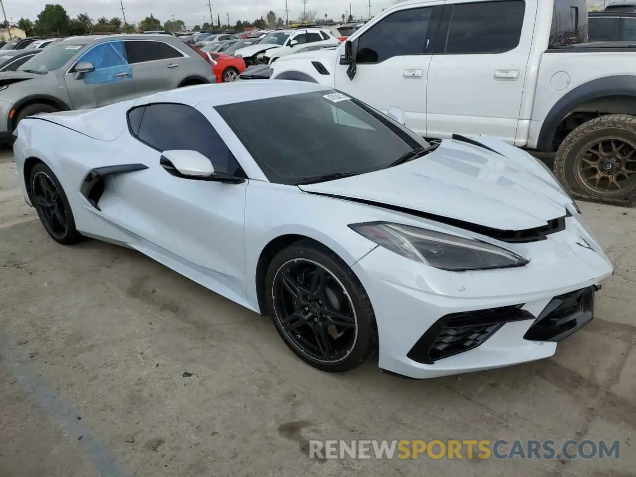 4 Photograph of a damaged car 1G1YB2D49M5110438 CHEVROLET CORVETTE 2021