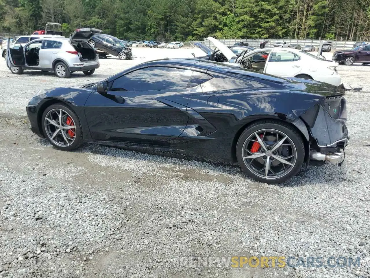 2 Фотография поврежденного автомобиля 1G1YB2D49M5119561 CHEVROLET CORVETTE 2021