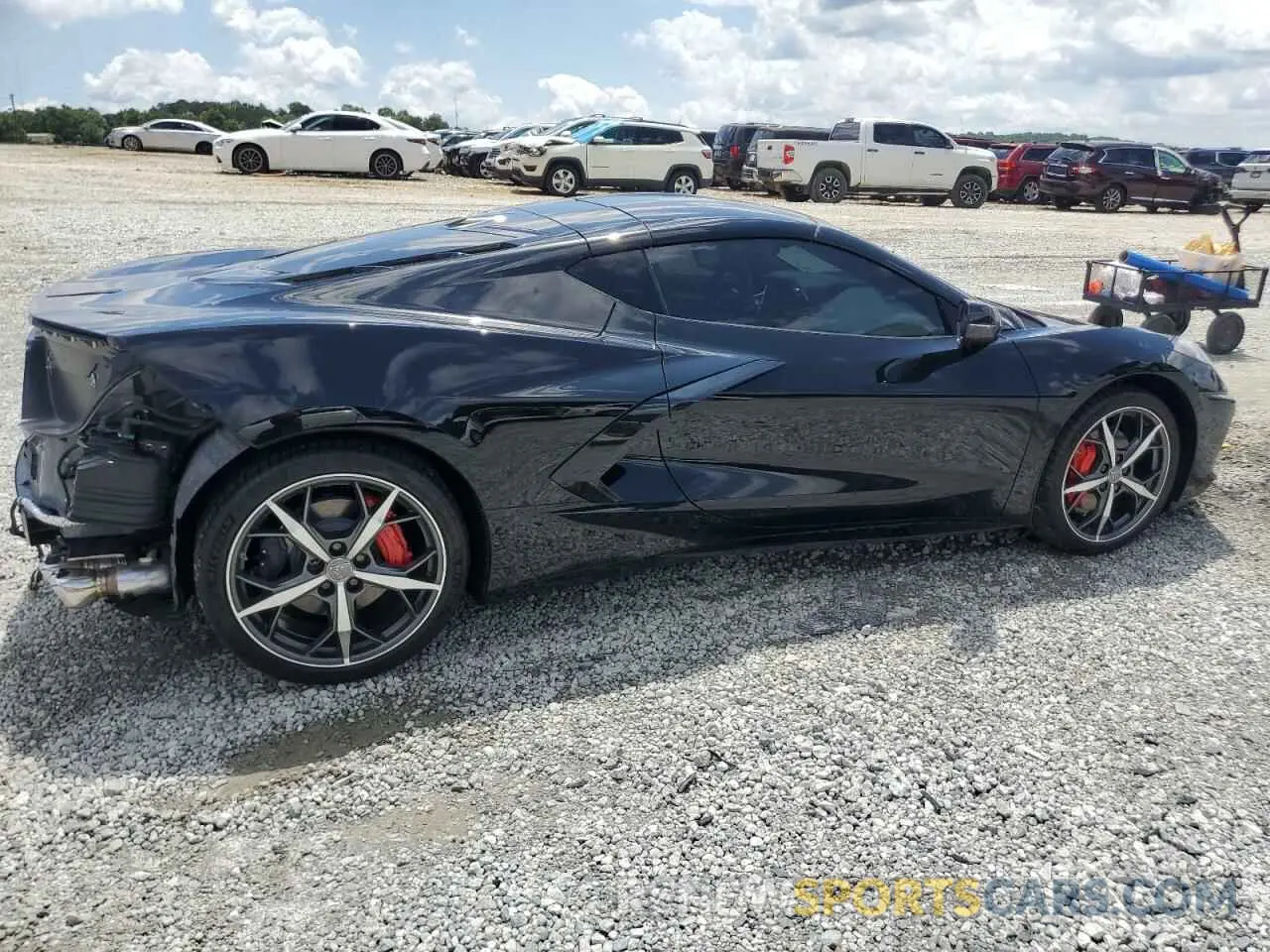 3 Фотография поврежденного автомобиля 1G1YB2D49M5119561 CHEVROLET CORVETTE 2021