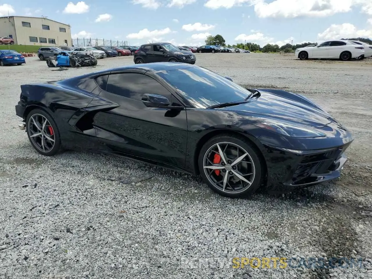 4 Фотография поврежденного автомобиля 1G1YB2D49M5119561 CHEVROLET CORVETTE 2021
