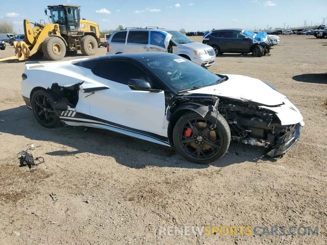 4 Фотография поврежденного автомобиля 1G1YB3D44M5119702 CHEVROLET CORVETTE 2021