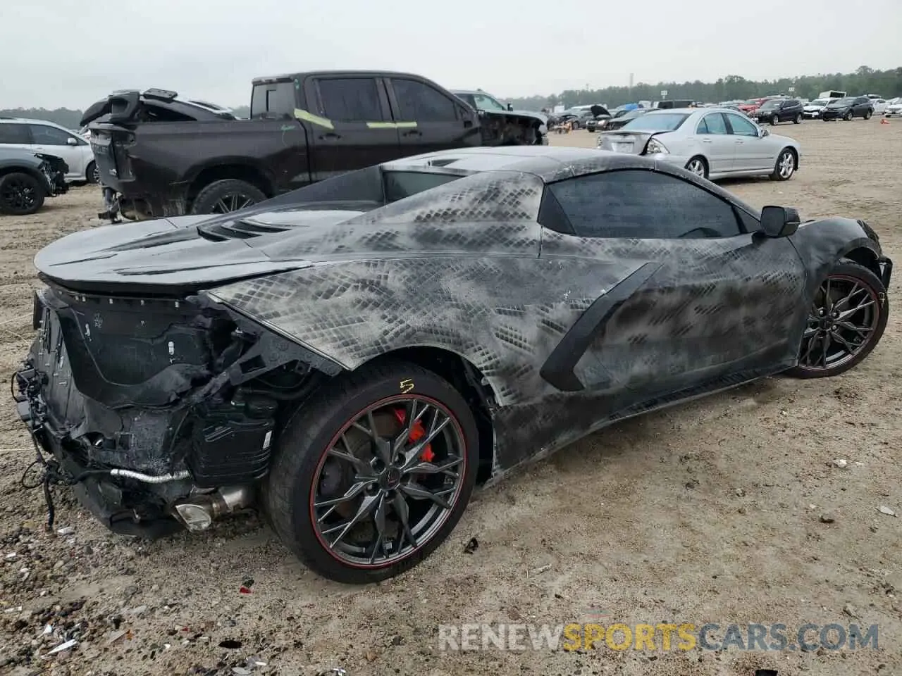3 Фотография поврежденного автомобиля 1G1YB3D49M5122885 CHEVROLET CORVETTE 2021