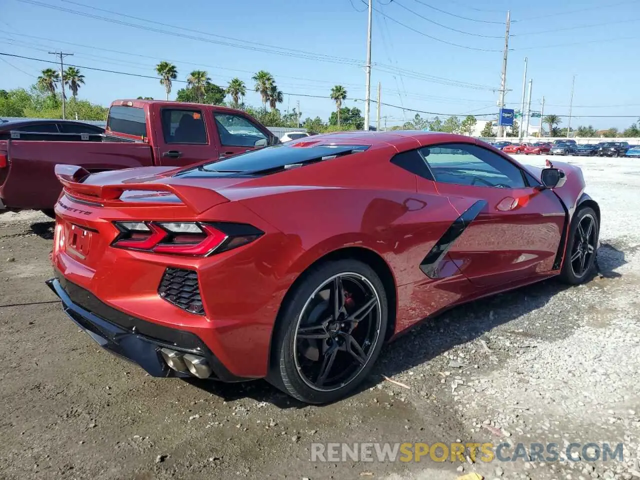 3 Photograph of a damaged car 1G1YC2D43M5113851 CHEVROLET CORVETTE 2021
