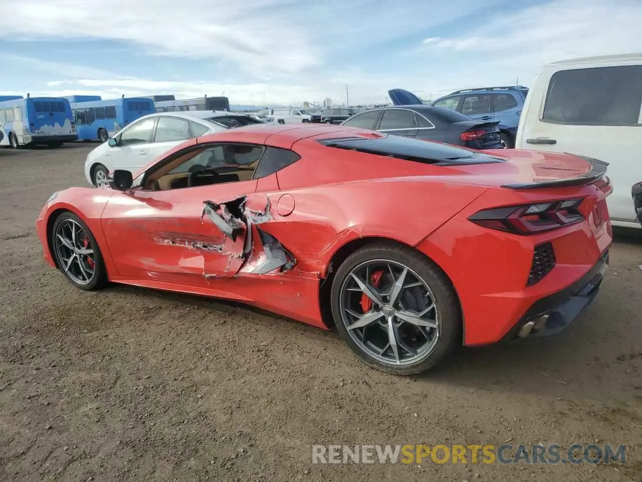 2 Фотография поврежденного автомобиля 1G1YC2D4XM5100398 CHEVROLET CORVETTE 2021