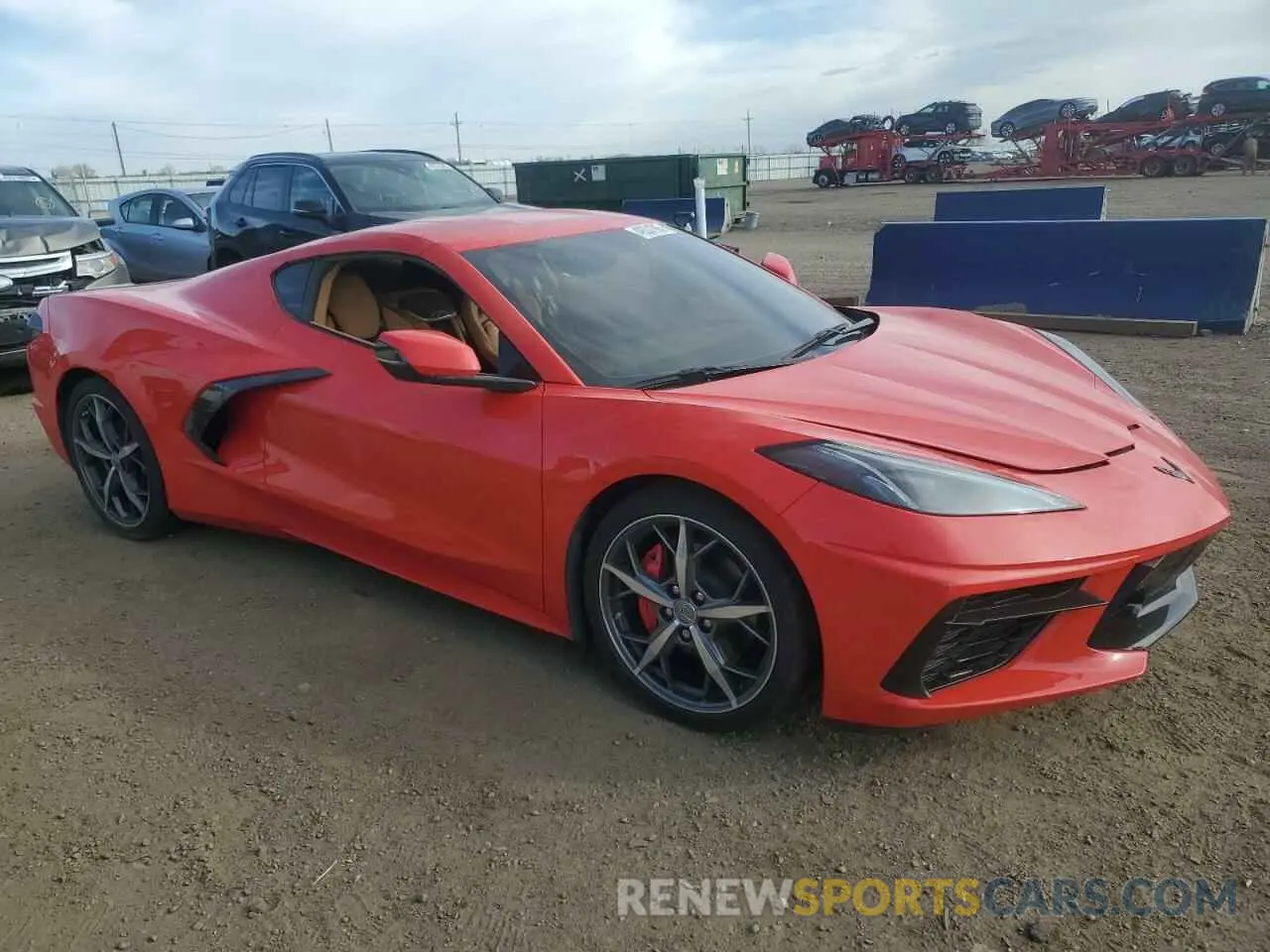 4 Фотография поврежденного автомобиля 1G1YC2D4XM5100398 CHEVROLET CORVETTE 2021